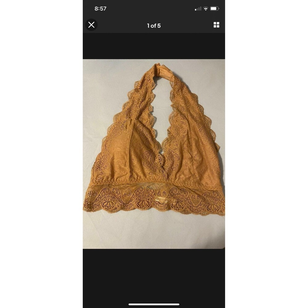 New ZenanaBronze Halter Bra NWOT